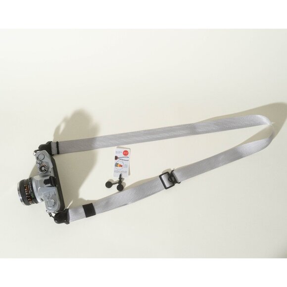 SILVER Adjustable Camera Neck Strap  w/ Peak Design Anchors 1.25" wide EXCLUSIVE - Picture 9 of 10